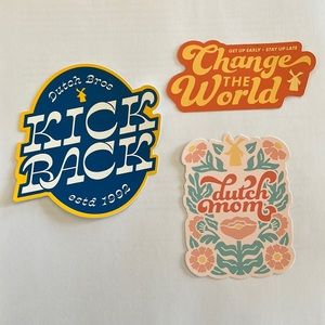 Dutch Bros limited edition stickers